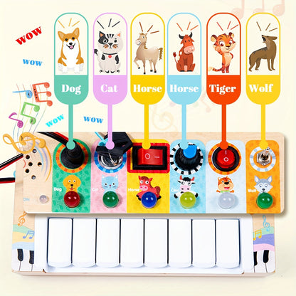 Educational Music Game Board for Kids - Learning and Playing with Sound and Lights