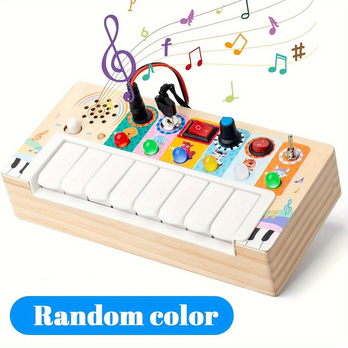 Educational Music Game Board for Kids - Learning and Playing with Sound and Lights