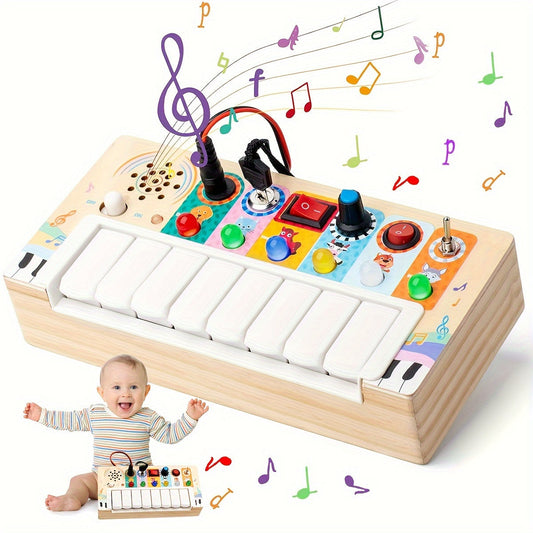 Educational Music Game Board for Kids - Learning and Playing with Sound and Lights