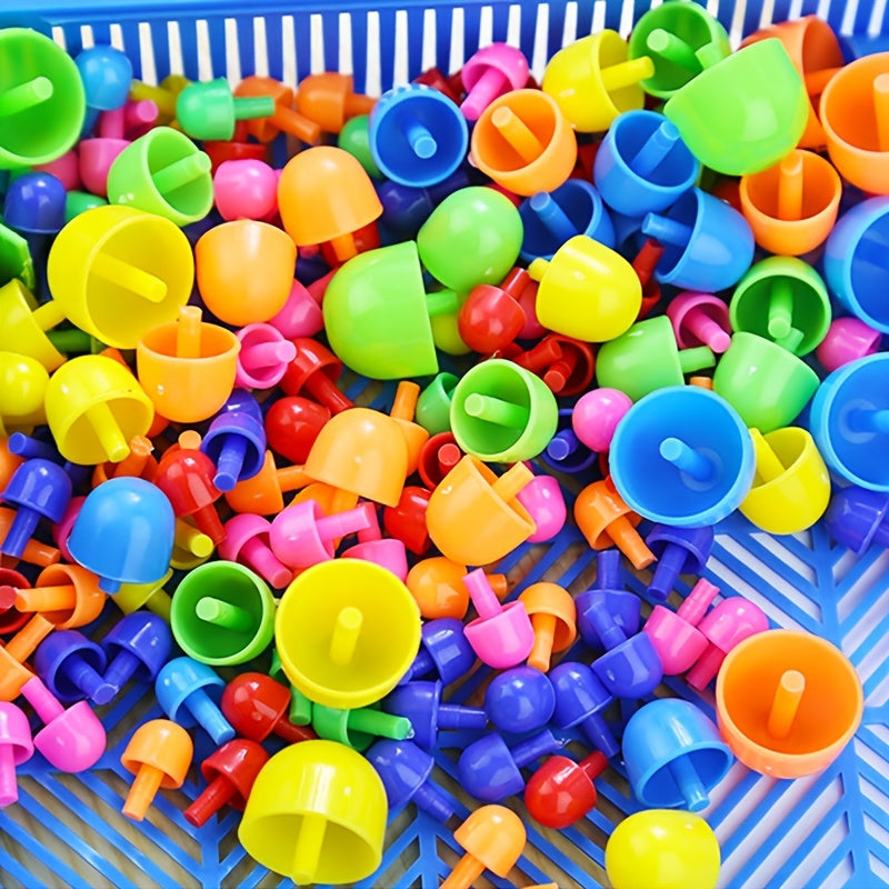 Educational Plastic Building Blocks – Encourage Creative Thinking and Color Recognition