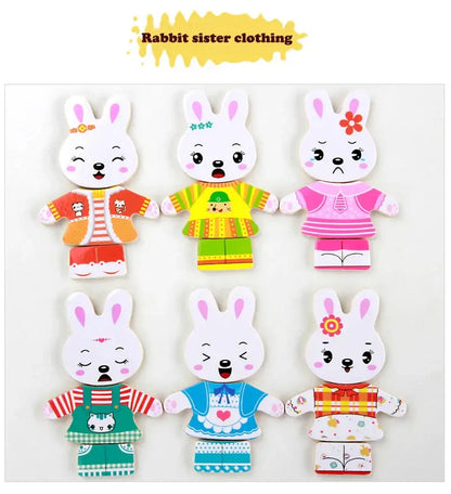 Educational animal puzzle set – For creative and educational dressing