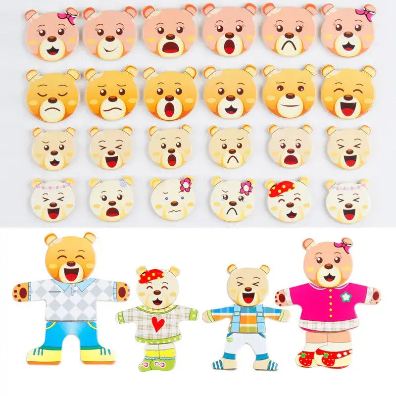 Educational animal puzzle set – For creative and educational dressing