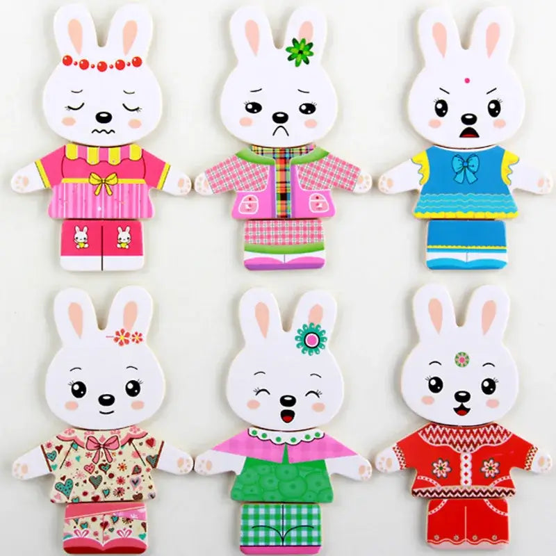 Educational animal puzzle set – For creative and educational dressing
