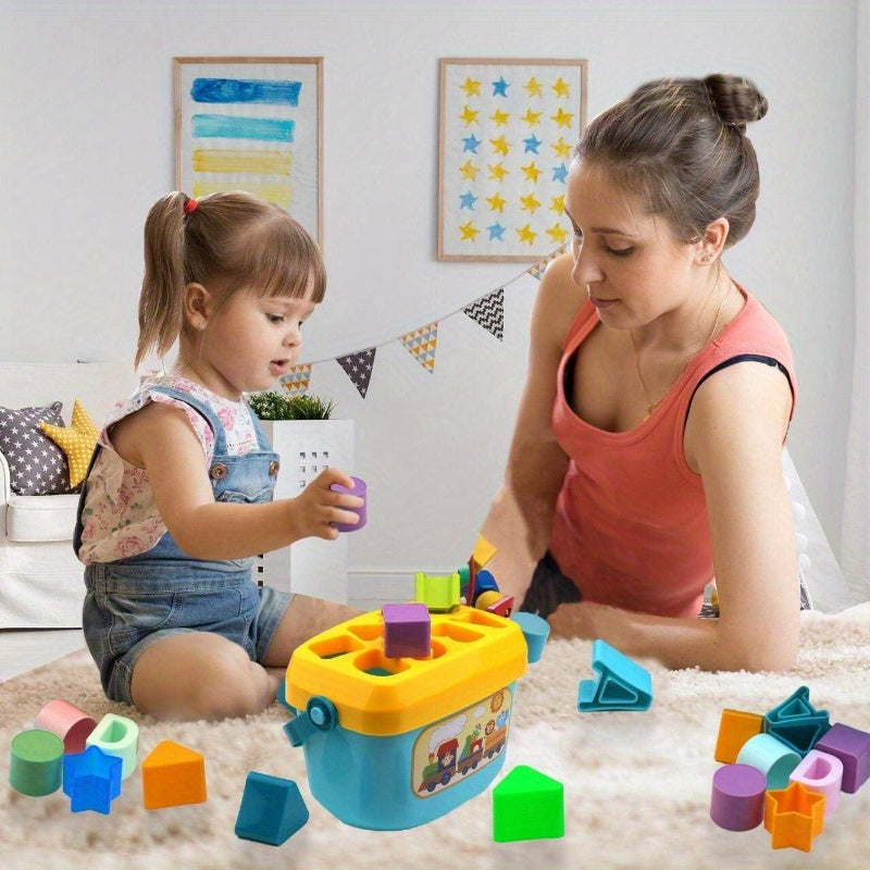 Educational fun with the Colorful Shape Sorter - Discover and Learn through Play