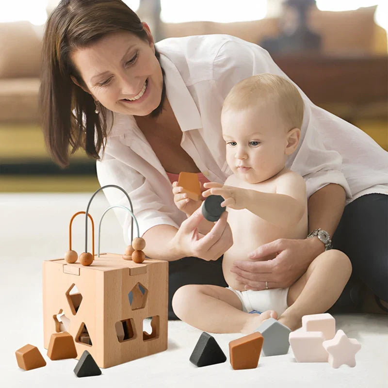 Educational wooden music box – For learning and playing fun