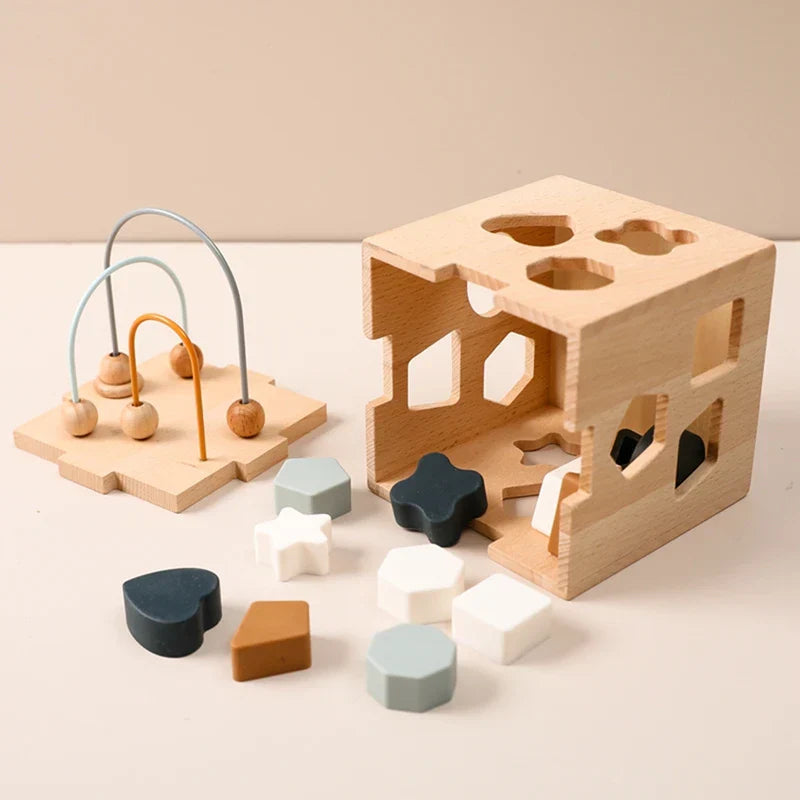 Educational wooden music box – For learning and playing fun