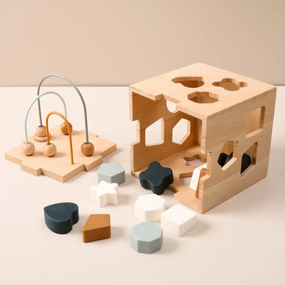 Educational wooden music box – For learning and playing fun