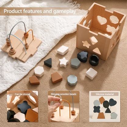 Educational wooden music box – For learning and playing fun