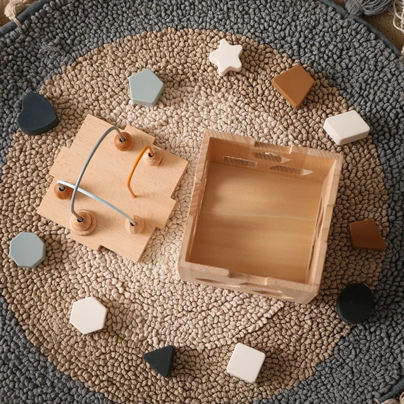 Educational wooden music box – For learning and playing fun