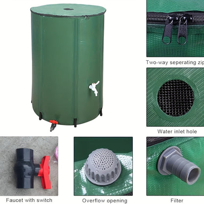 FlexiTank Foldable Water Storage - 50L / 100L Durable PVC Water Reservoir