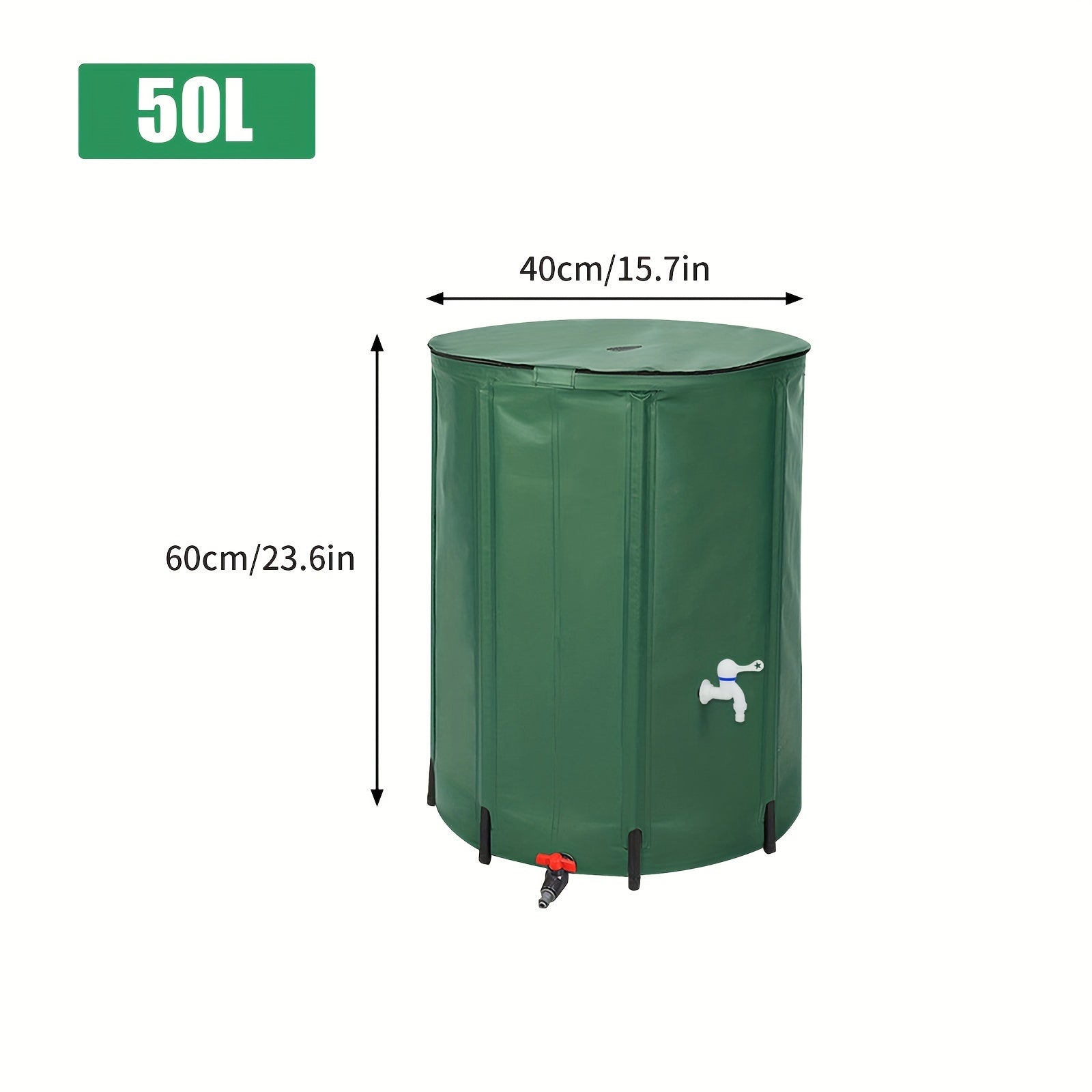 FlexiTank Foldable Water Storage - 50L / 100L Durable PVC Water Reservoir