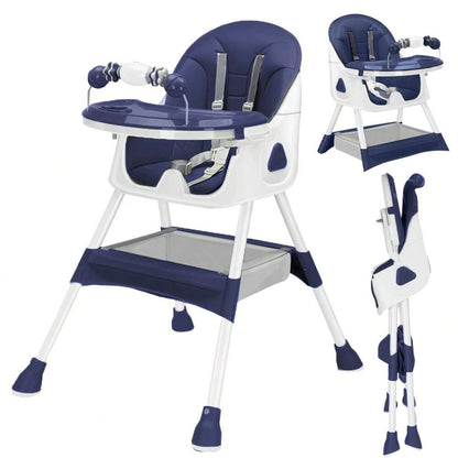 Foldable Baby Chair 6 Months Plus - Large Antislip Pad & Toy Rack