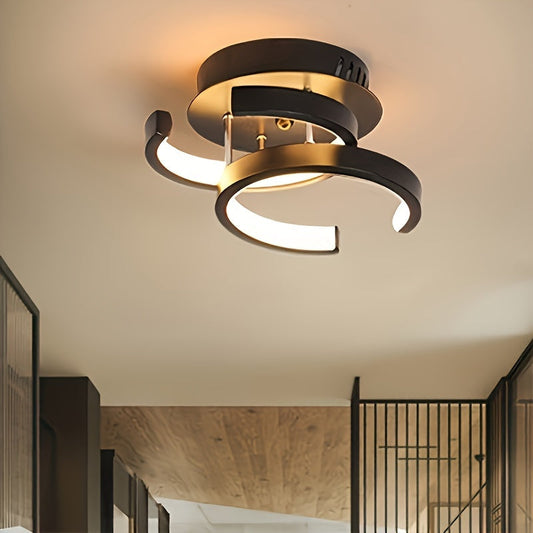 Futuristic Circle Vibe Ceiling Lamp - For a Trendy and Illuminated Space