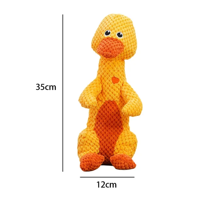 Indestructible Dog Chew Toys for Aggressive Chewers | Durable Plush Squeak Toys