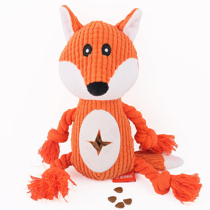 Indestructible Dog Chew Toys for Aggressive Chewers | Durable Plush Squeak Toys