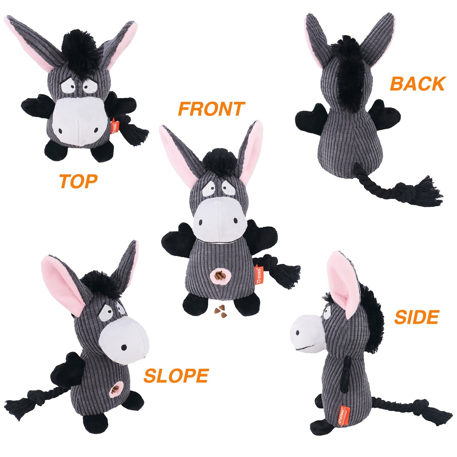 Indestructible Dog Chew Toys for Aggressive Chewers | Durable Plush Squeak Toys