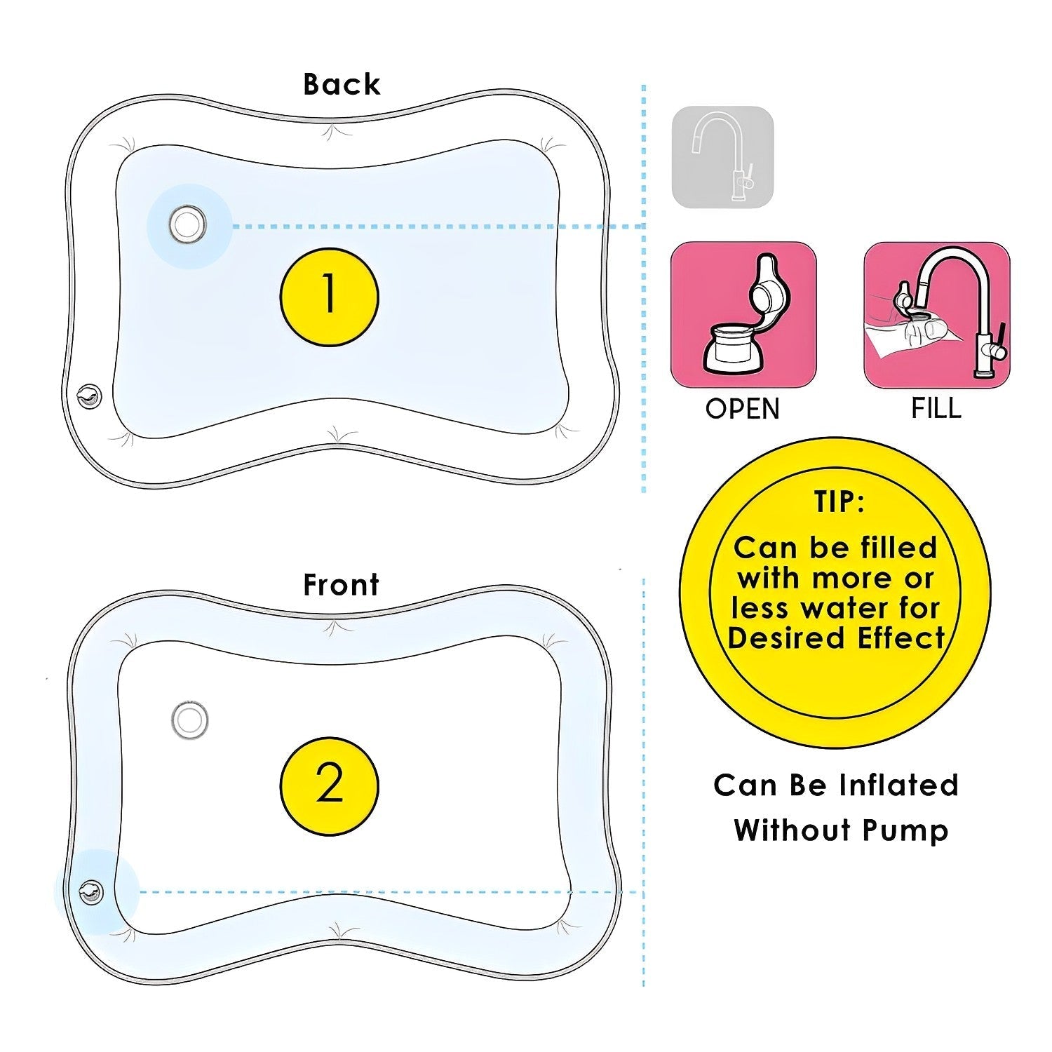Inflatable Baby Water Mat