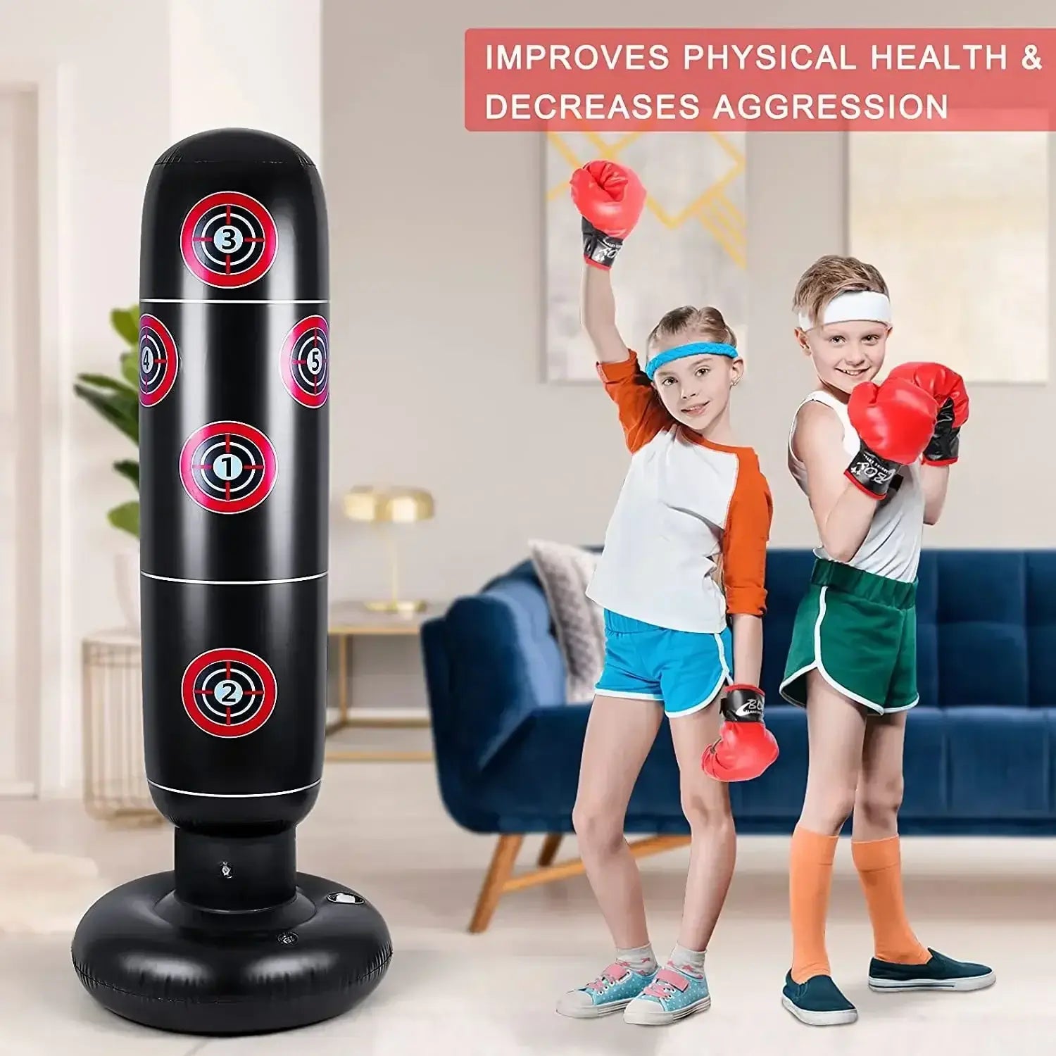 Inflatable Punching Ball – For Training and Fun