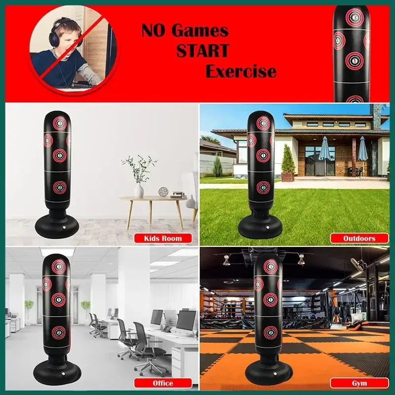 Inflatable Punching Ball – For Training and Fun