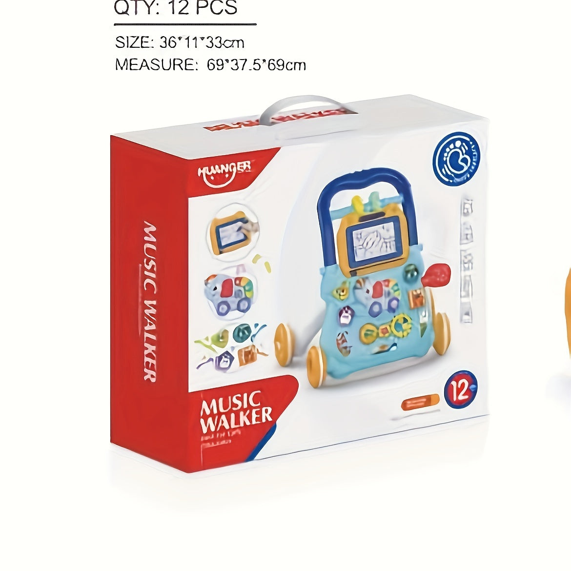 Interactive Babywalker - For Fun First Steps