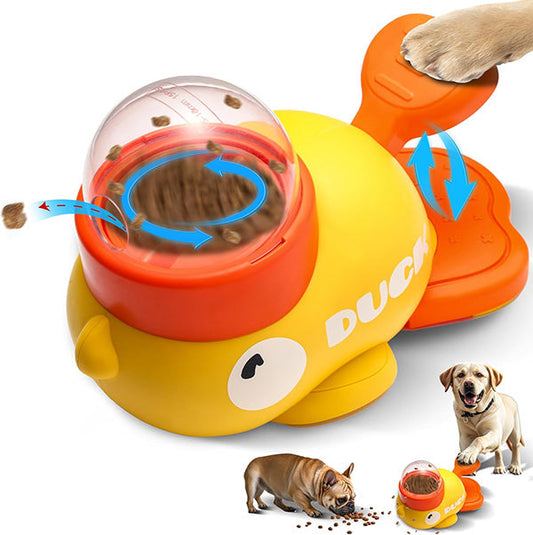 Interactive Duck-Shaped Dog Slow Feeder Puzzle Toys