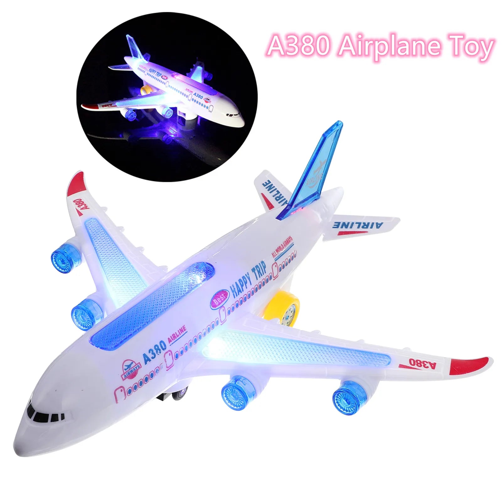 Interactive Toy Plane - Play & Learn