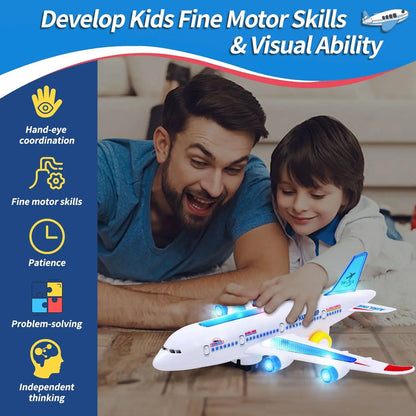 Interactive Toy Plane - Play & Learn