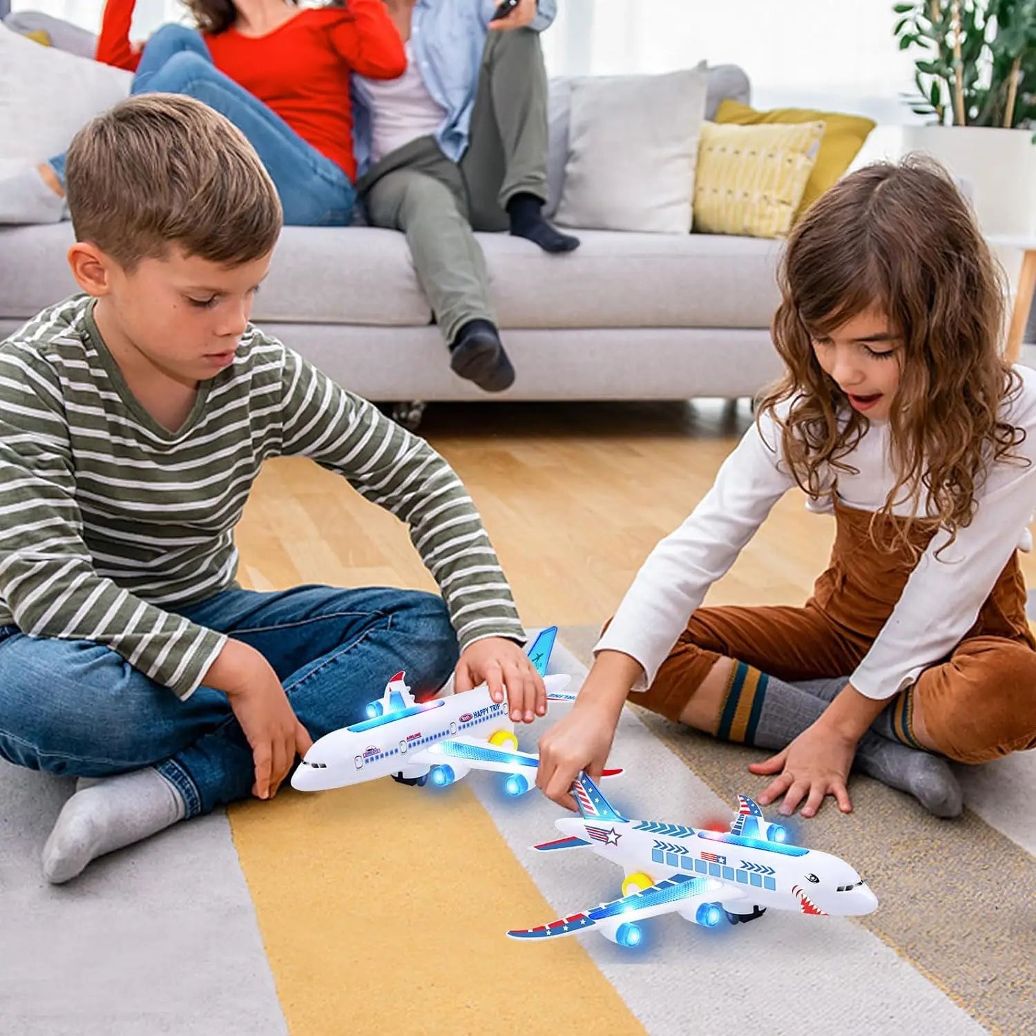 Interactive Toy Plane - Play & Learn
