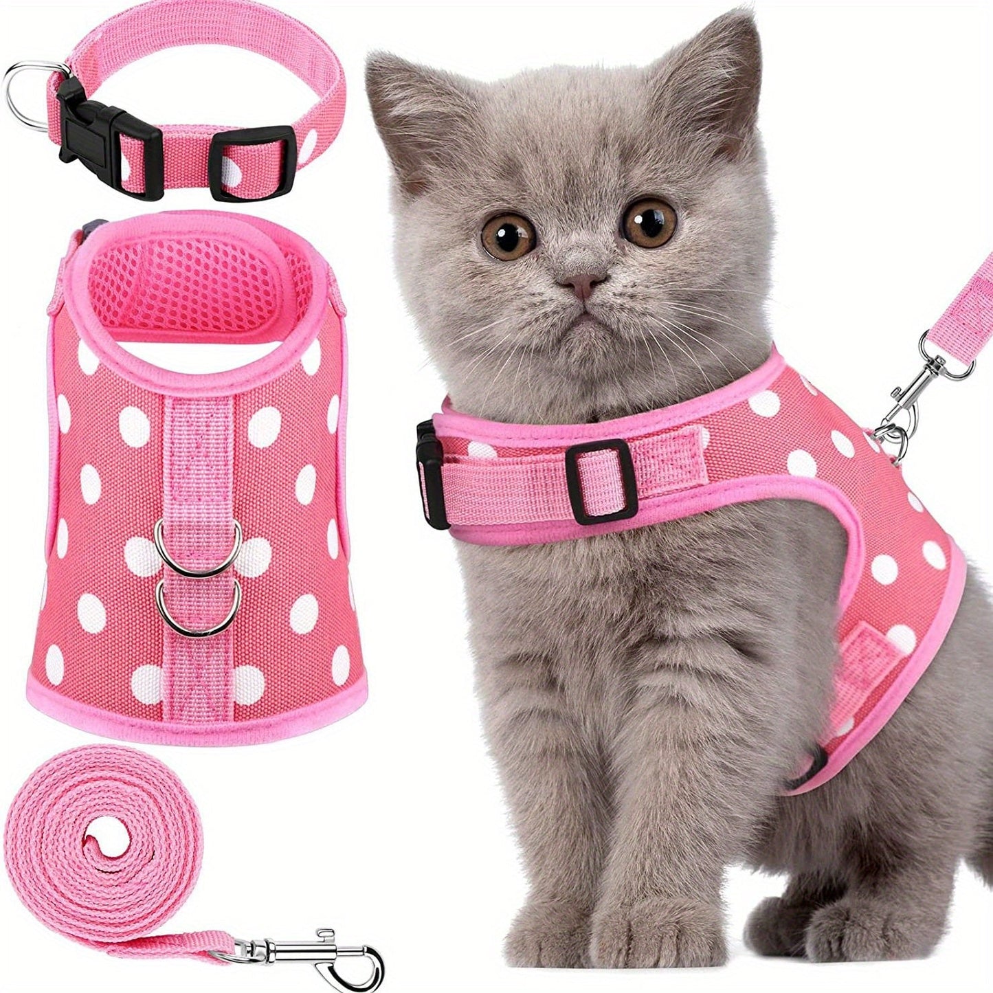 KittyComfort Harness Set - For Pleasant Walks and Adventure