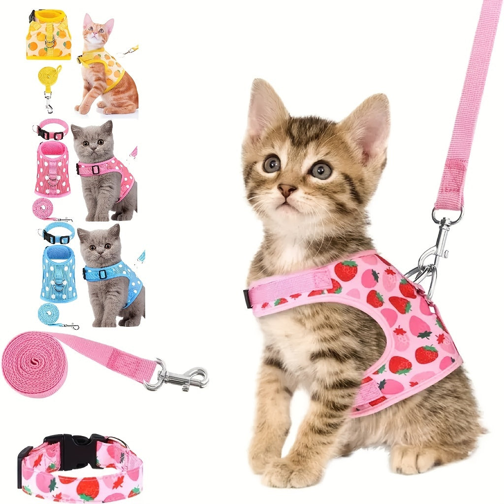 KittyComfort Harness Set - For Pleasant Walks and Adventure