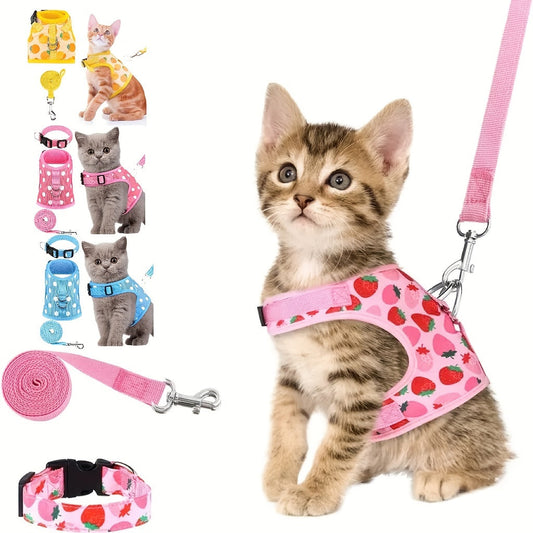 KittyComfort Harness Set - For Pleasant Walks and Adventure