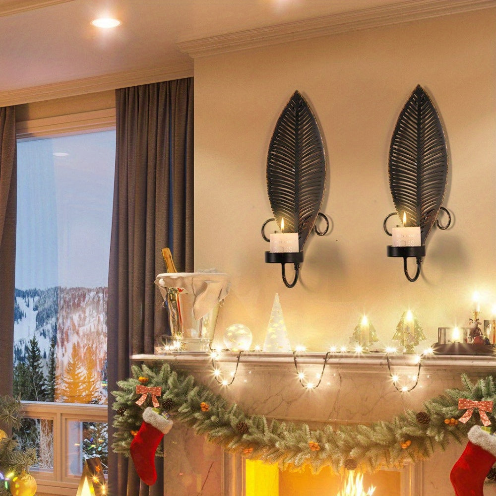 Leaf-Pattern Wall Lamps - Atmospheric Decoration for Every Room