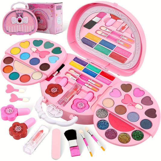 Makeup Set for Girls with Cosmetic Bag - Beautiful Gift for Your Little Princess