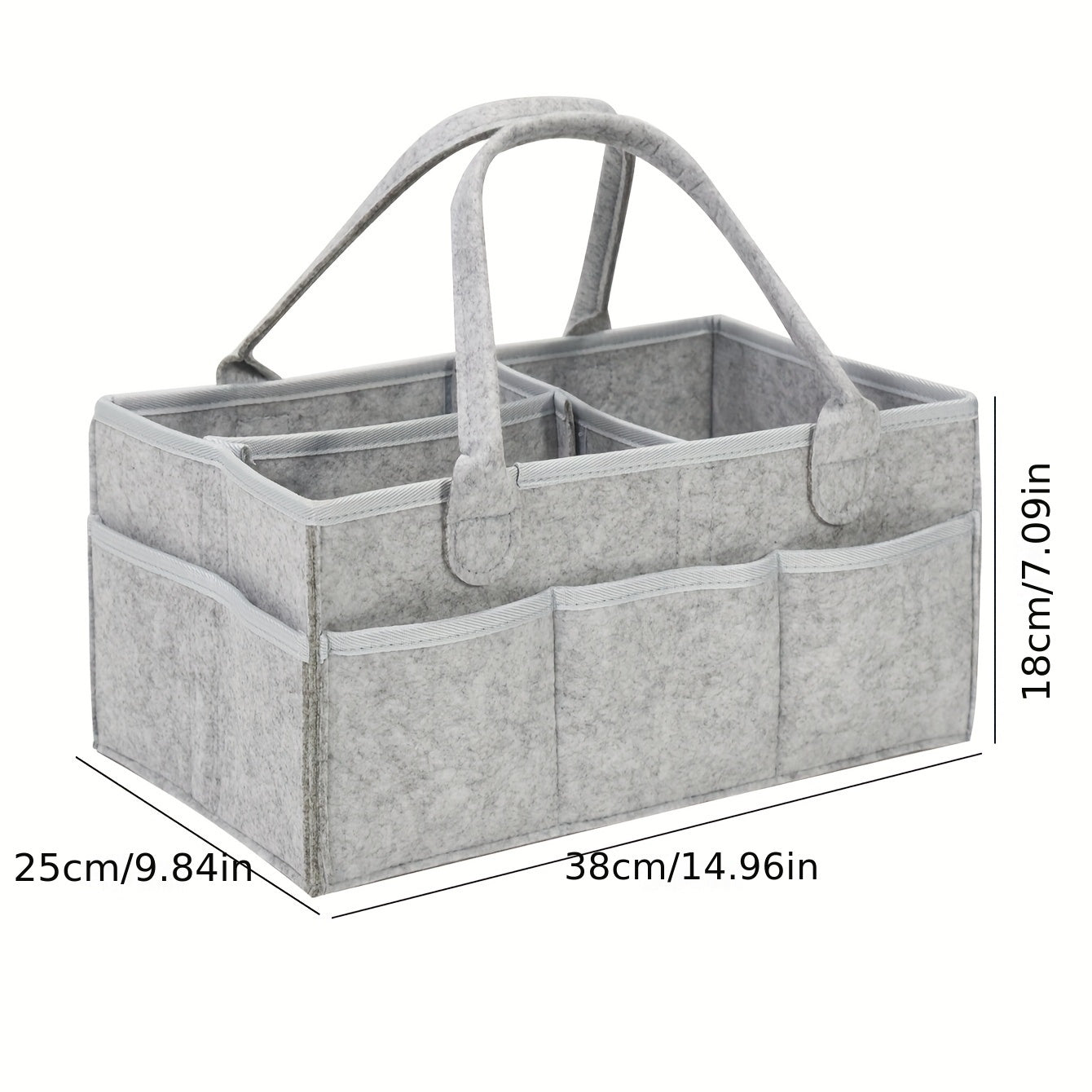 MamaOrganize Diaper Bag Storage Basket - Convenient and Stylish for Parents