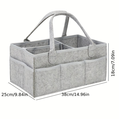MamaOrganize Diaper Bag Storage Basket - Convenient and Stylish for Parents