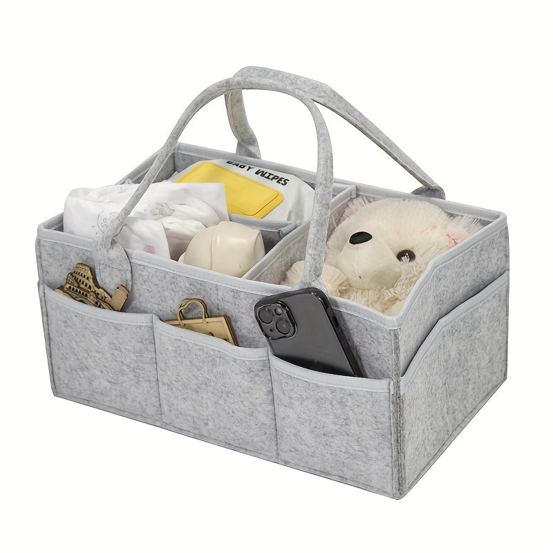 MamaOrganize Diaper Bag Storage Basket - Convenient and Stylish for Parents