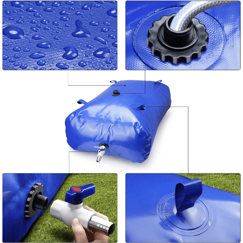 MegaStore Water Storage Bag - Durable and foldable for garden and emergency situations