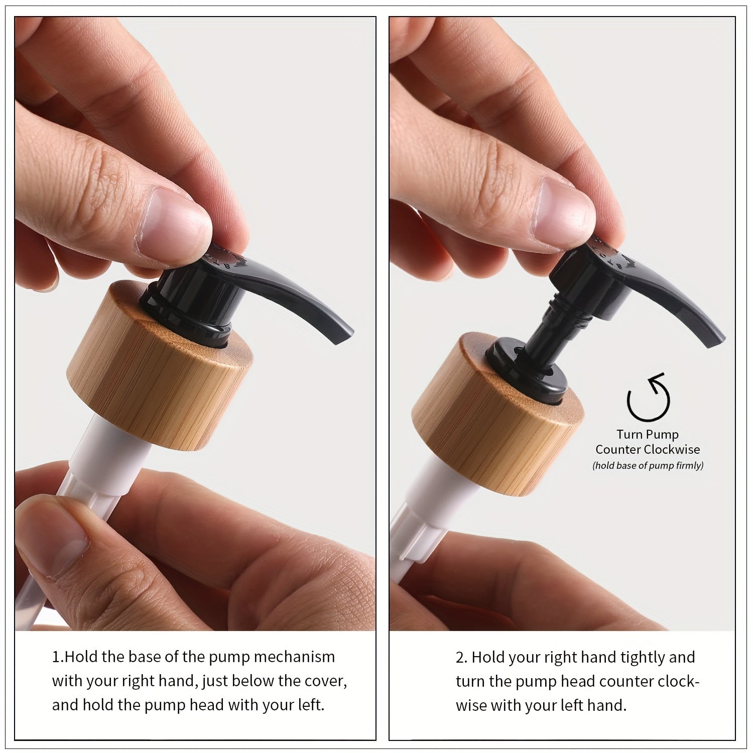 Modern Soap Dispenser with Wooden Plateau - For a Stylish Bathroom