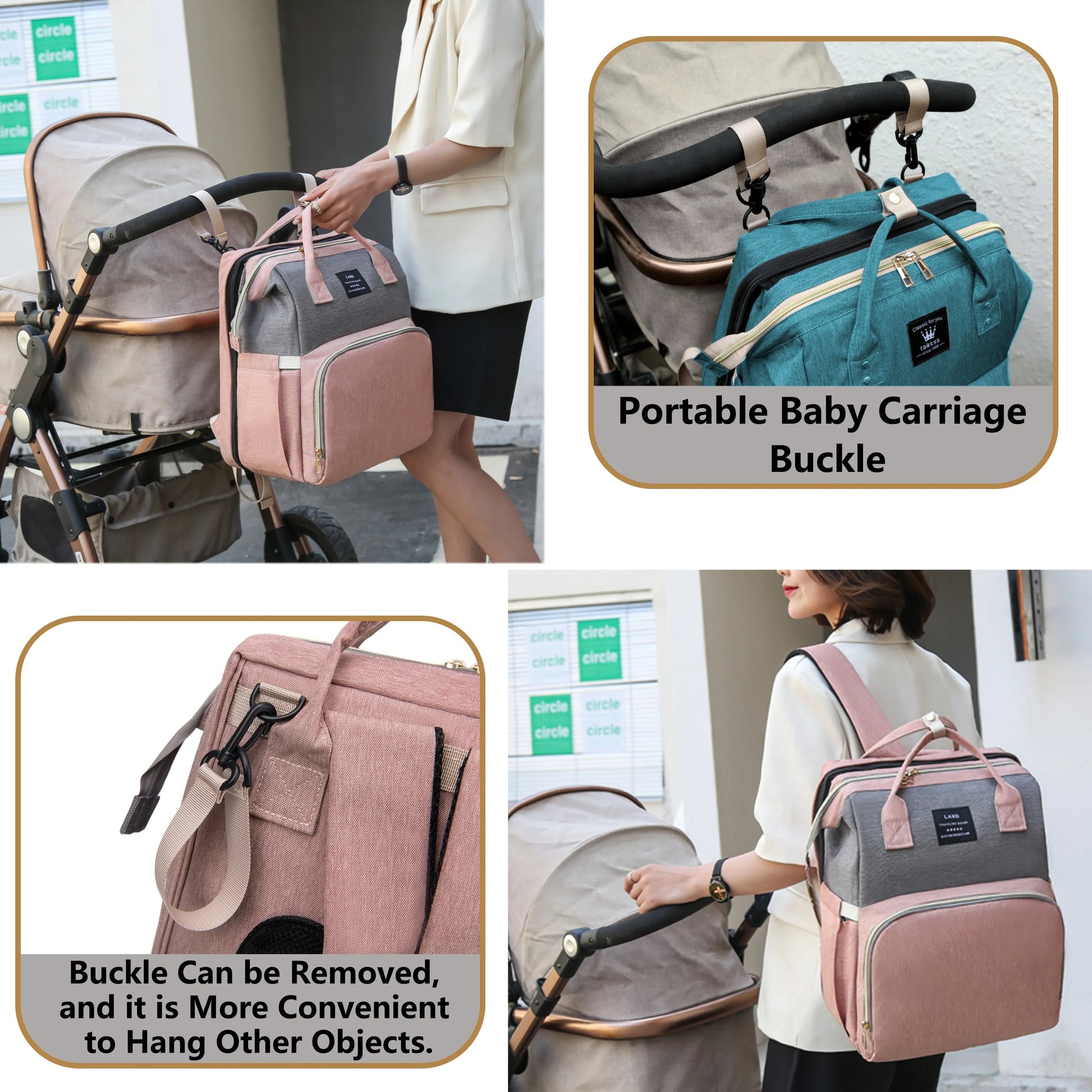 Mommy Bag Lightweight Portable Folding Crib Bed