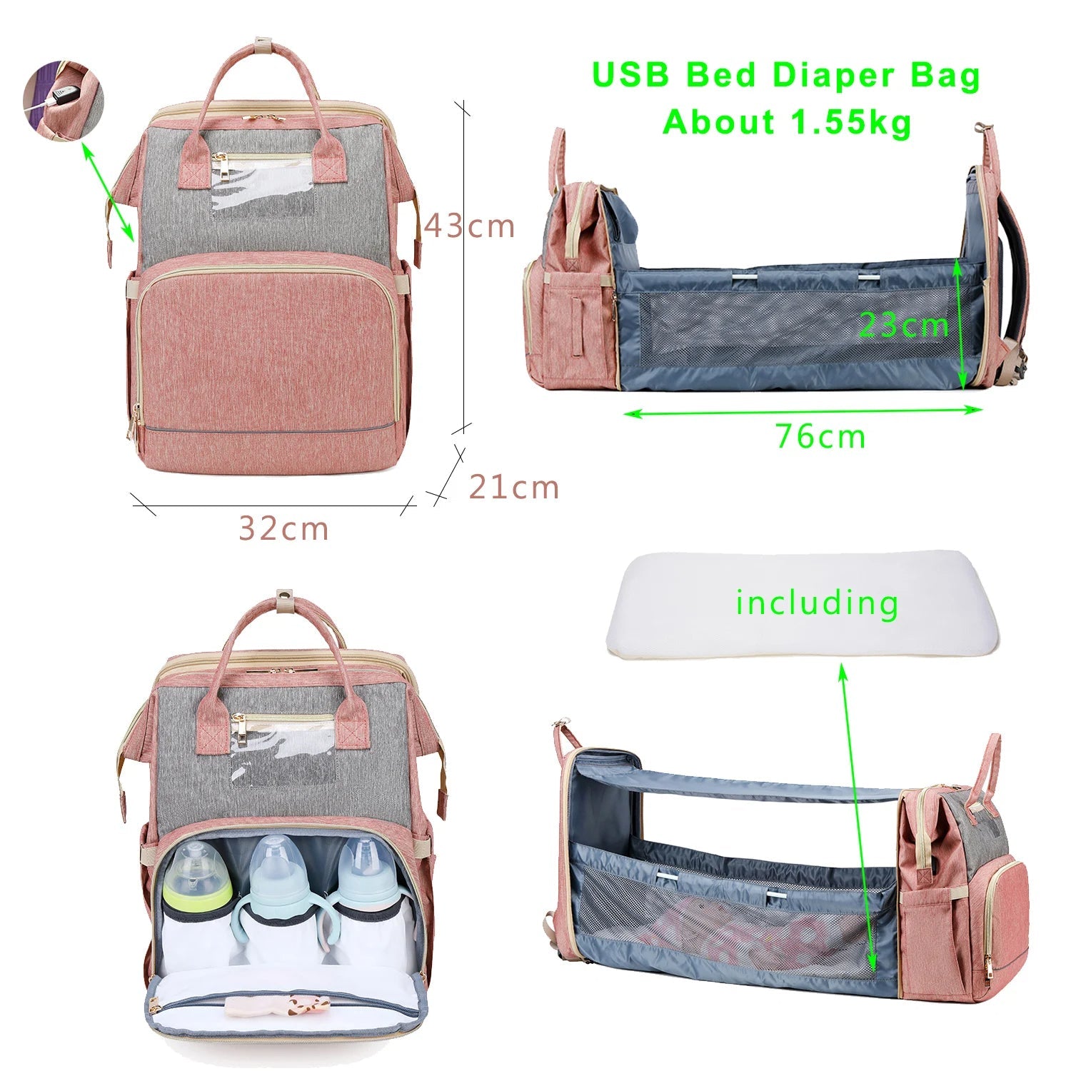 Multifunctional Baby Backpack