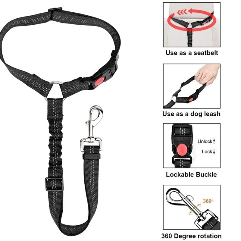 PetSafe - Adjustable Car Seat Belt for Dogs