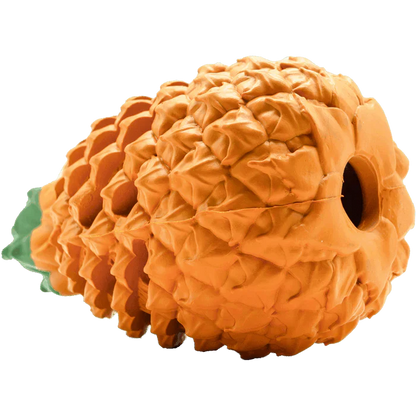 Pineapple Treat Dispensing Dog Toy for Aggressive Chewer