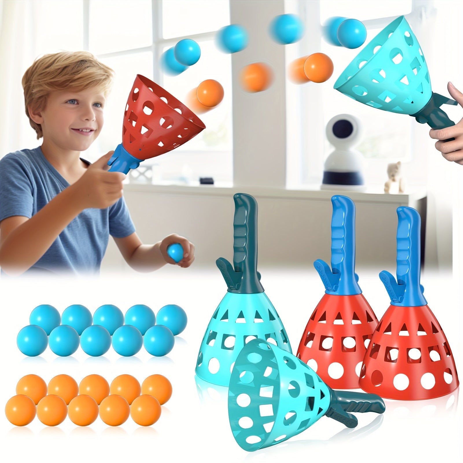 Pop and Catch Ball Game - Fun and Active Outdoor Activity for Kids