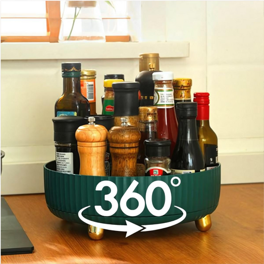 RotateOrganizer - 360° Rotating Space Saving Storage Rack