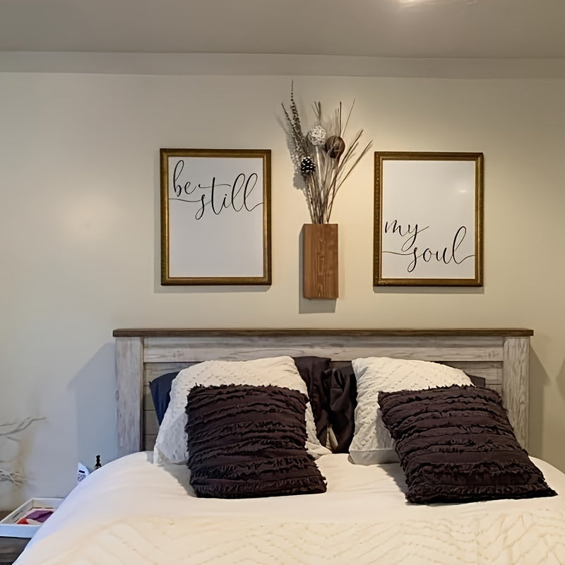 Rustic Wooden Wall Vase - Natural Atmosphere for Every Interior