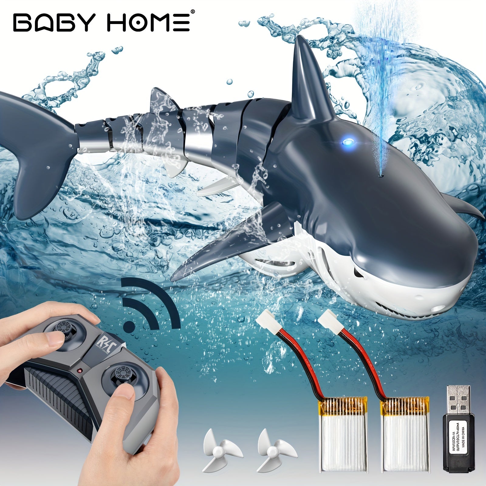 Sharko SwimMaster - Adventure in the Water with Light and Splashes