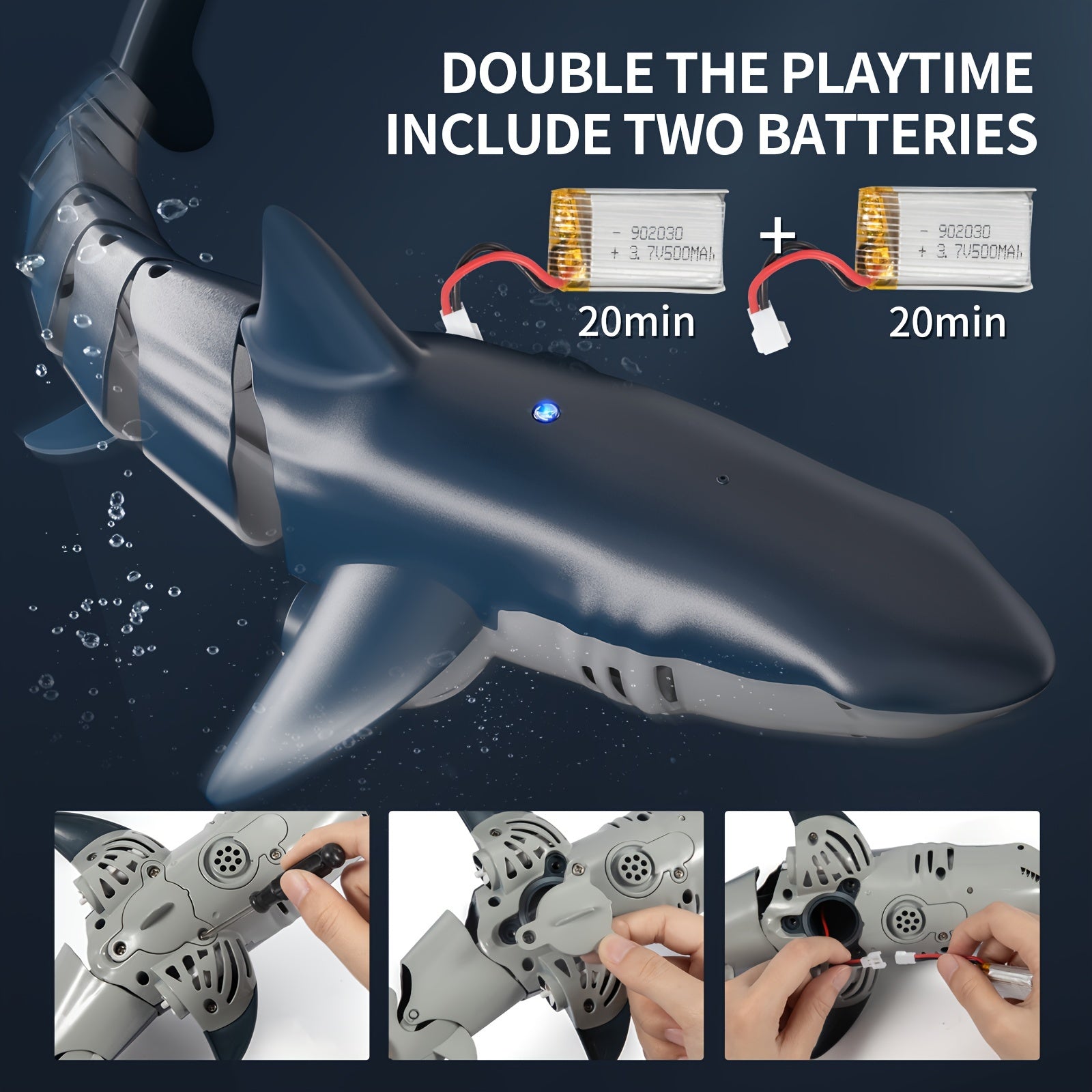 Sharko SwimMaster - Adventure in the Water with Light and Splashes