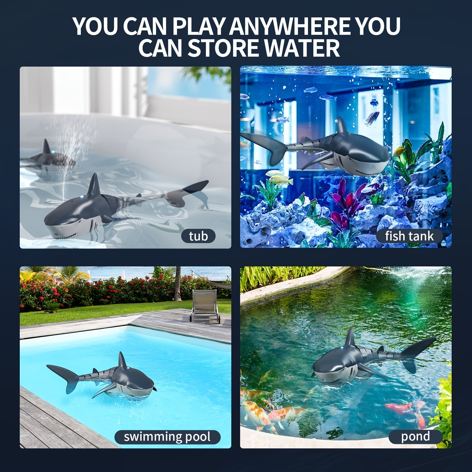 Sharko SwimMaster - Adventure in the Water with Light and Splashes