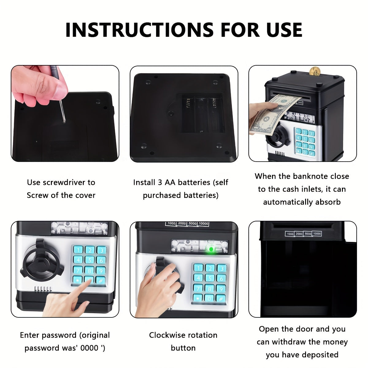 SpaarSlim Savings Box – Learn to save with fun