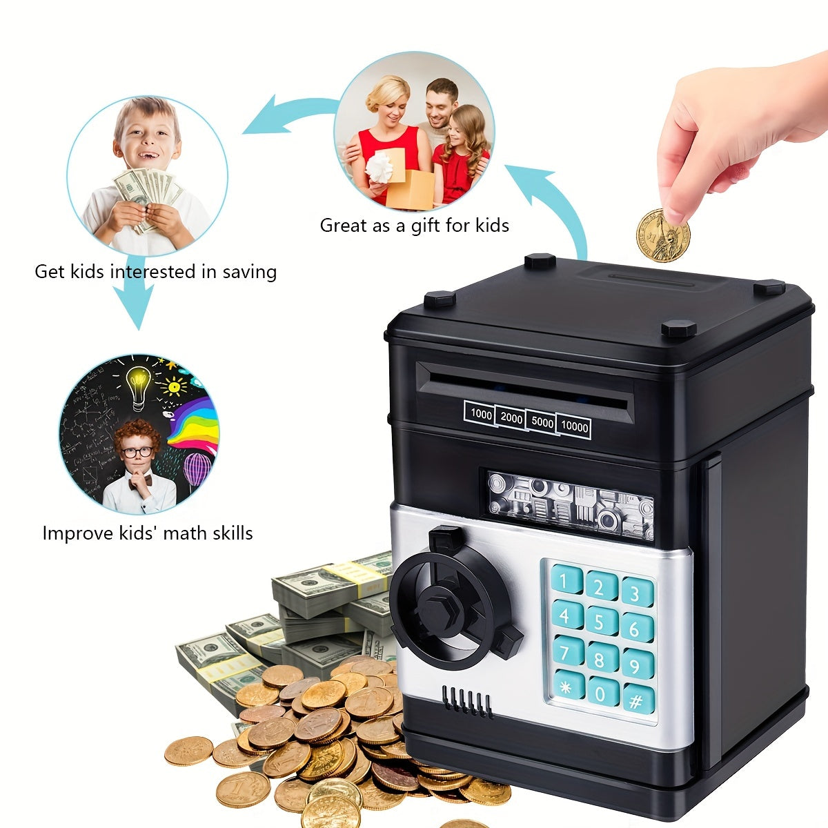 SpaarSlim Savings Box – Learn to save with fun